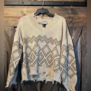 Daytrip Taupe Knit Pullover